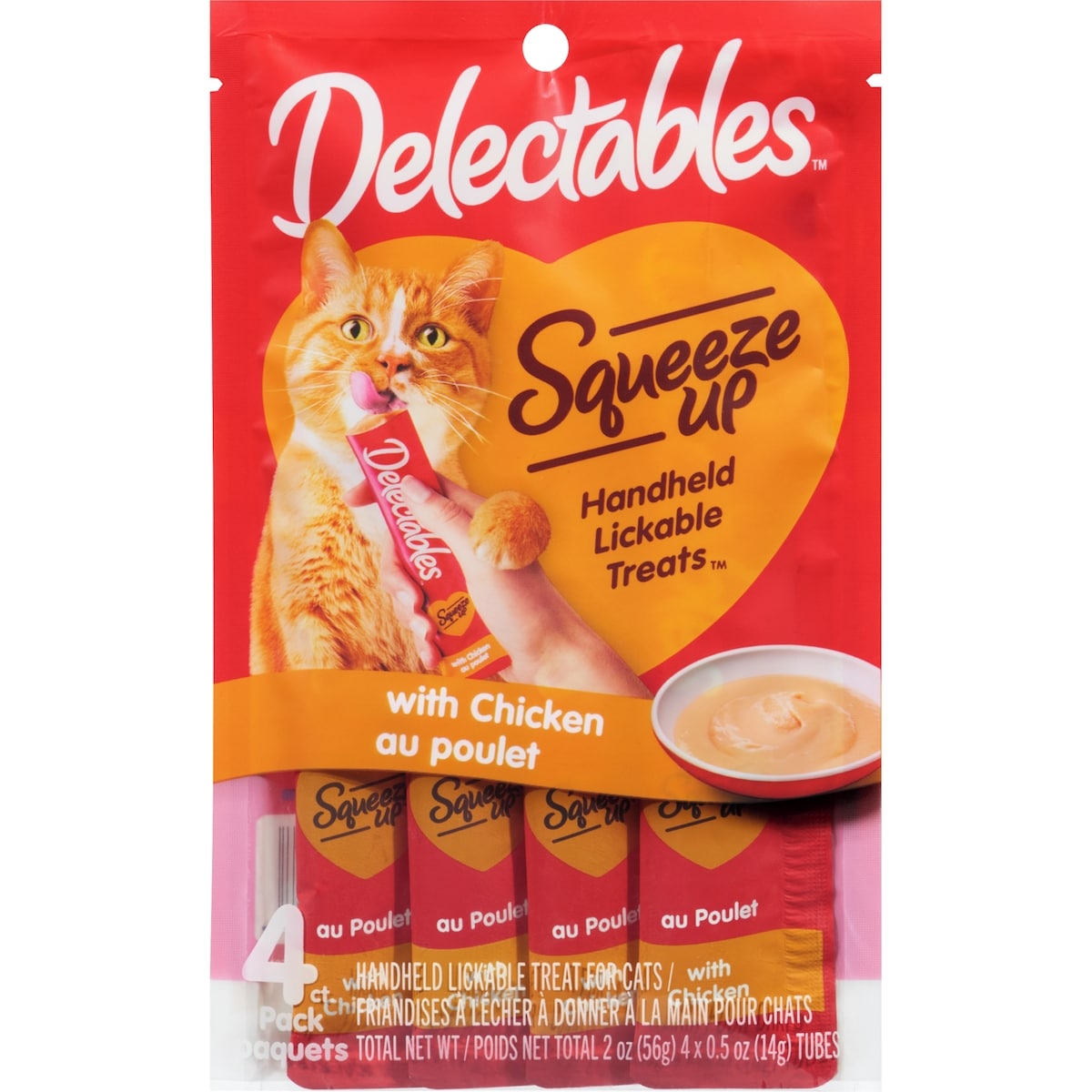 Hartz Squeeze up friandises à lécher à donner à la main pour chats au poulet 1 ea, 3,29 $/1ch