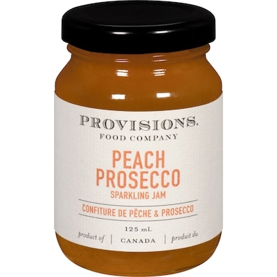 Provisions Food Company Peach Prosecco Sparkling Jam 125 ml, $6.39/100ml