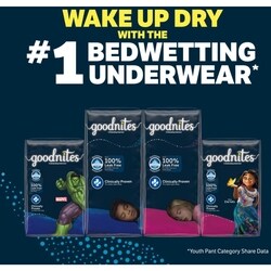 Goodnites Boys Nighttime Bedwetting Underwear, X-L (95-140+ lbs