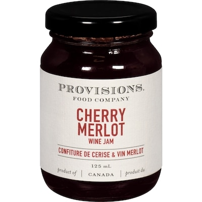 Provisions Food Company Montmorency Cherry & Merlot Wine Jam 125 ml, $6.39/100ml
