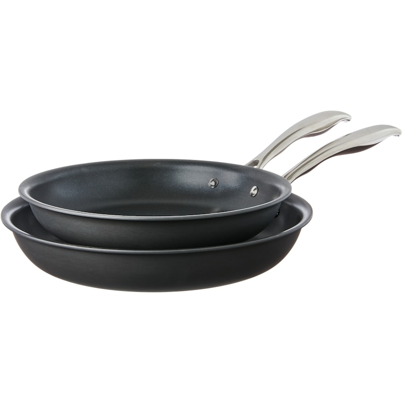 Hard Anodized Non Stick Skillet 2 Piece Set