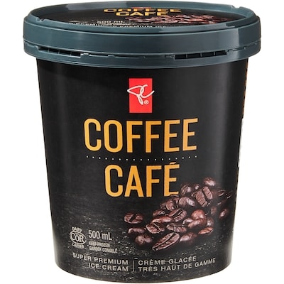 PC Black Label Coffee Ice Cream 500 ml, $0.90/100ml