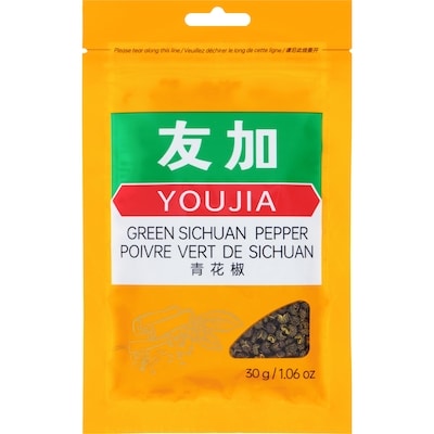 YOUJIA Green Sichuan Pepper 30 g, $18.30/100g