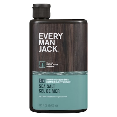 Every Man Jack 2 In 1 Shampoo+Conditioner Sea Salt 400 ml, $3.25/100ml