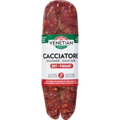Venetian Saucisse cacciatore piquant 175 g, 4,85 $/100g