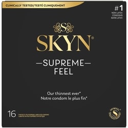 Synthetic Polyisoprene Lubricated Condoms Supreme Feel