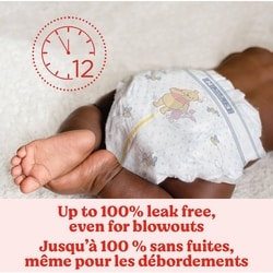 Little Snugglers Baby Diapers, Size Newborn (up to 10 lbs), 144 Ct