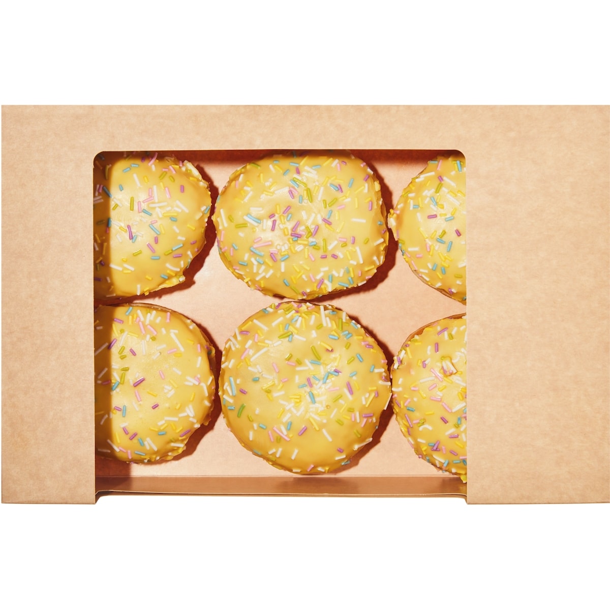 null Donut pastel au citron, paquet de 6 720 g, 1,11 $/100g