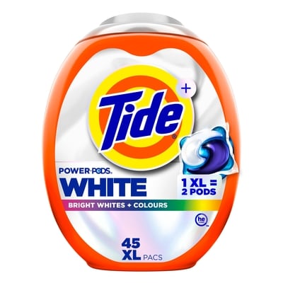 Tide Laundry Detergent Pacs, 45 Ct. 45 ea, $0.44/1ea