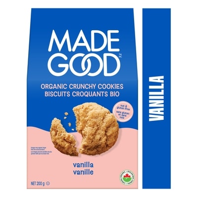 Made Good Biscuits vannille 200 g, 3,00 $/100g