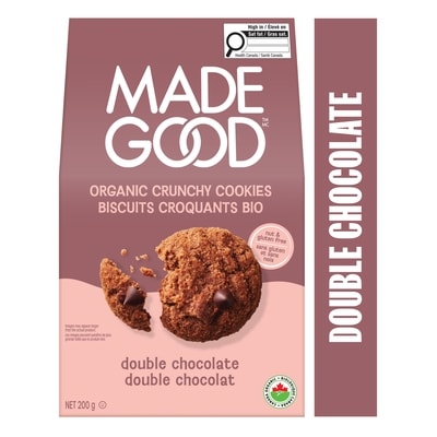 Made Good Cookies Double Chocolate 200 g, $3.25/100g