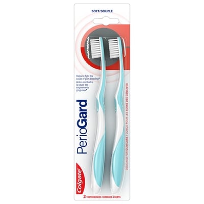 Colgate PerioGard Gum Toothbrush, Soft Toothbrush, 2 Pack 2 ea, $5.25/1ea