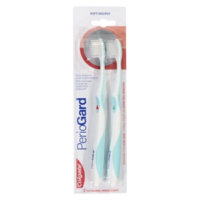 Colgate Periogard brosses à dents souple 2 ea, 6,00 $/1ch