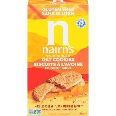 Nairn's Oat Cookies Stem Ginger Gluten Free 160 g, $4.06/100g