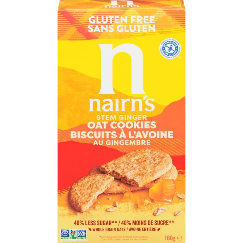 Oat Cookies Stem Ginger Gluten Free