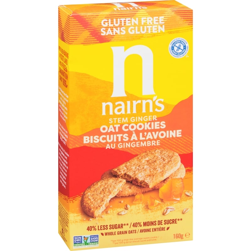 Oat Cookies Stem Ginger Gluten Free