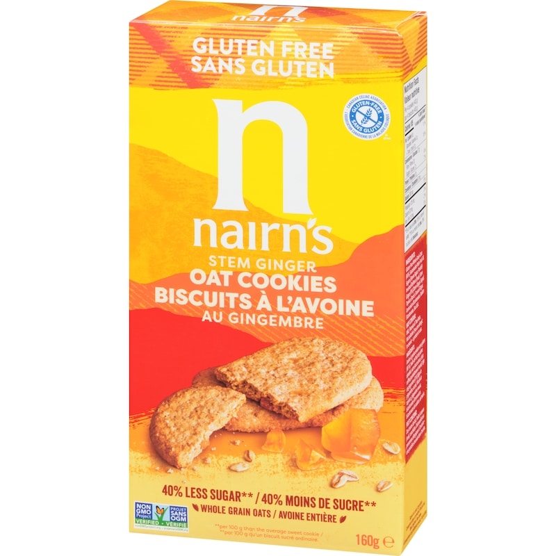 Oat Cookies Stem Ginger Gluten Free