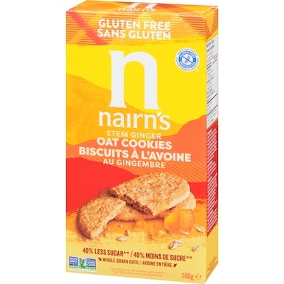 Biscuits à l'avoine au gingembre sans gluten
