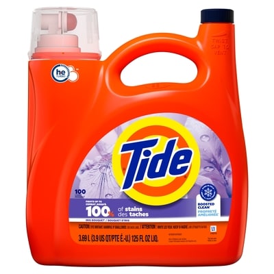 Tide Détergent liquide, parfum Original 125 br 3.9 l, 0,69 $/100ml