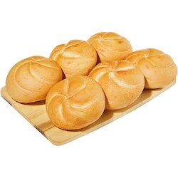 Kaiser Rolls White, 6 Pack - 418 g | Your Independent Grocer