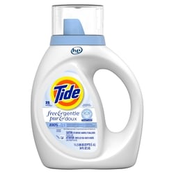 Tide Détergent à lessive liquide Free & Gentle, 34 brassées 1 l, 0,50 $/100ml