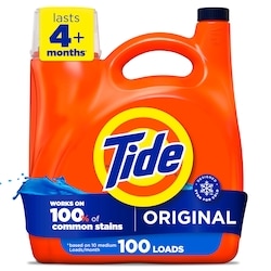 Tide Liquid Laundry Detergent Original, 100 loads 3.9 l, $0.74/100ml