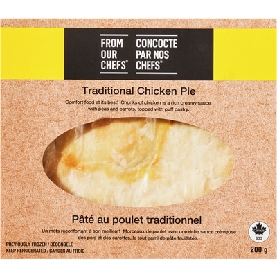 From Our Chefs Traditional Chicken Pie 600 g, $2.17/100g
