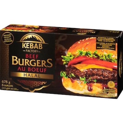 Burgers au boeuf halal