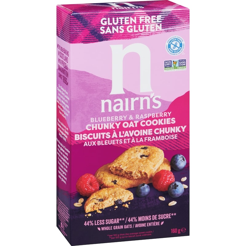 Chunky Oat Cookies Blueberry & Raspberry