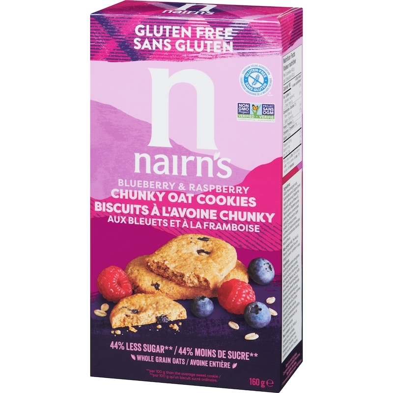 Chunky Oat Cookies Blueberry & Raspberry