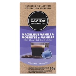 DELIQUETTE　50g Zavida Espresso Collection Capsule Hazelnut Vanilla - 50 g