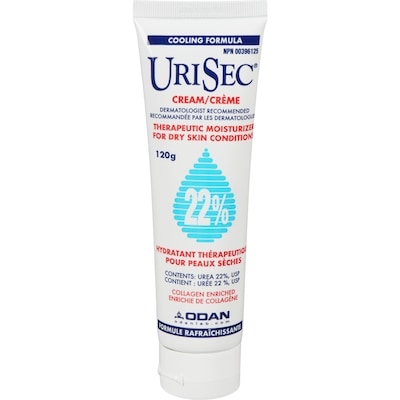 UriSec Crème 22% enrichie de collagène 120 g, 9,99 $/100g