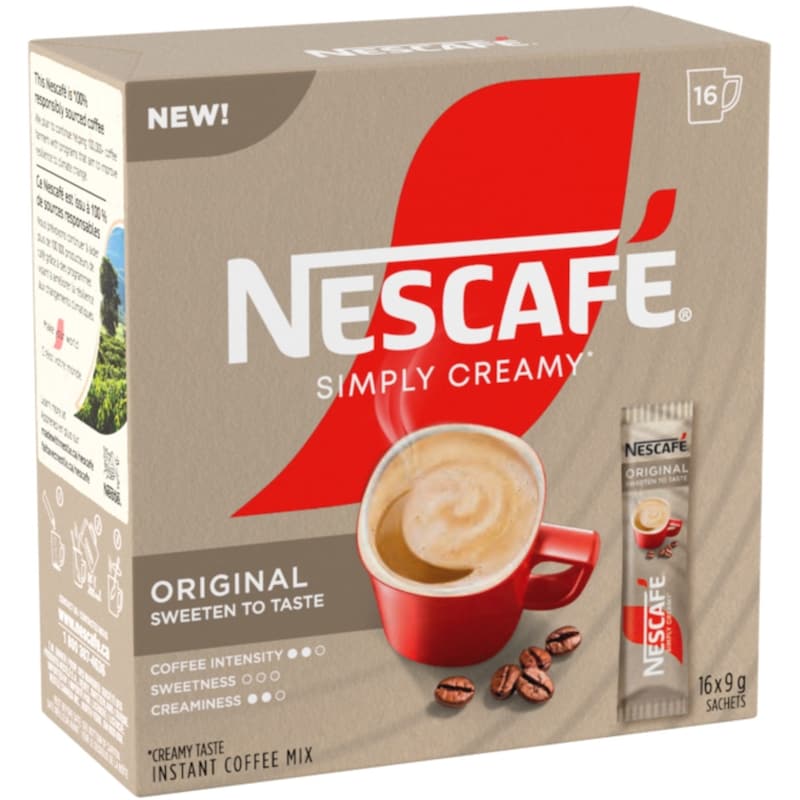 Simply Creamy Instant Coffee Single-serve Sachets
