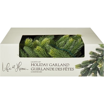 Life at Home Guirlande des fêtes en pin lumineuse 1 ea, 39,00 $/1ch