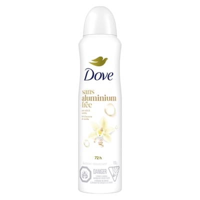 Dove Aluminum Free Deodorant Dry Spray Oat Milk & Vanilla Scent 113 g, $9.28/100g