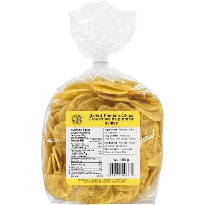 Johnvince Foods Croustilles de plantain salées 150 g, 2,00 $/100g