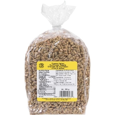 Johnvince Foods Roasted Salted Sunflower Seeds 350 g, $0.86/100g