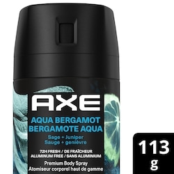 Premium Body Spray for Men, Aqua Bergamot deodorant