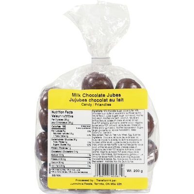 Johnvince Foods Friandise jujubes chocolat au lait 200 g, 1,50 $/100g