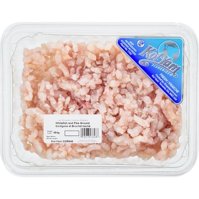 Kol Yam Corégone et brochet haché 454 g, 4,18 $/100g