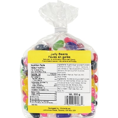 Johnvince Foods Naturally & Artificially Flavoured Candy Jelly Beans 300 g, $1.00/100g