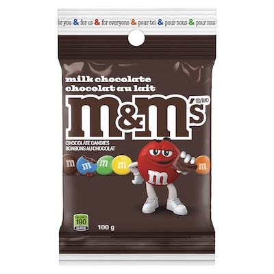 M&M's Chocolate Candies Milk Chocolate 100 g, $3.49/100g