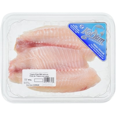 Kol Yam Tilapia Fillets, Skin-On 454 g, $2.86/100g