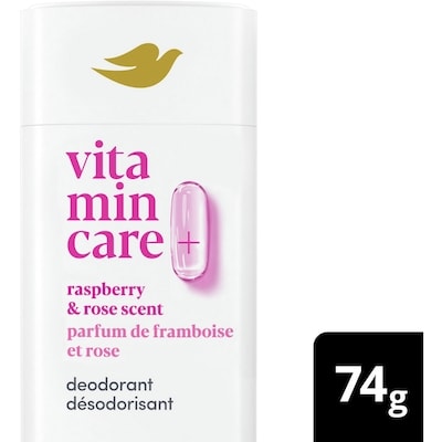 Dove Vitamin Care+ Aluminum-Free Deodorant 72h Breathable Odour Protection 74 g, $20.27/100g