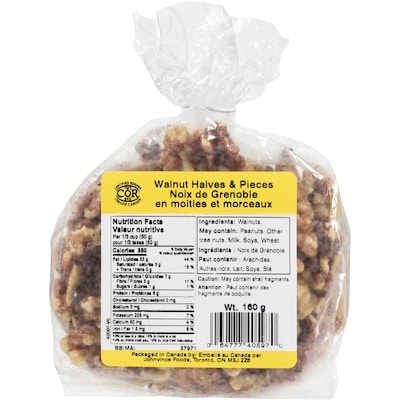Johnvince Foods Walnut Halves & Pieces 160 g, $1.88/100g