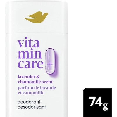 Dove Vitamin Care+ Aluminum-Free Deodorant 72h Breathable Odour Protection 74 g, $21.61/100g