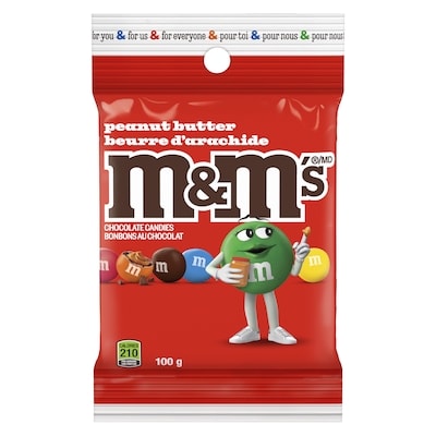 M&M's Chocolate Candies Peanut Butter 100 g, $3.79/100g
