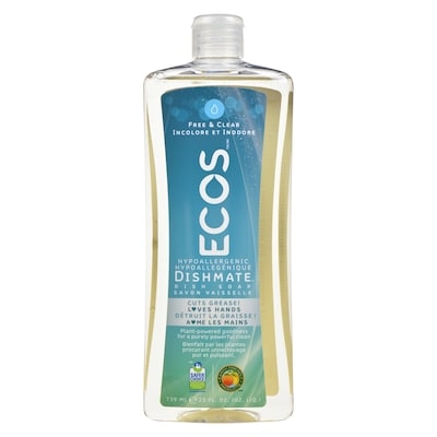 ECOS Dishmate Dish Soap Free & Clear 739 ml, $0.50/100ml