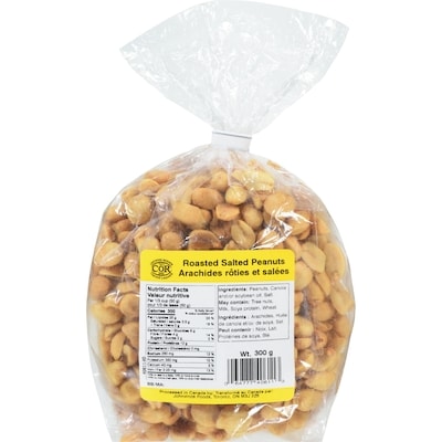 Johnvince Foods Roasted Salted Peanuts 300 g, $1.00/100g