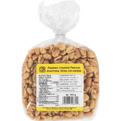 Johnvince Foods Arachides rôties non-salées 300 g, 1,00 $/100g